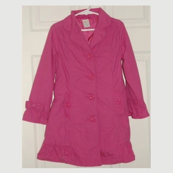 Gymboree Girls Size 5 Pink Cotton Wind Jacket, Fully Lined - Picture 2 of 6